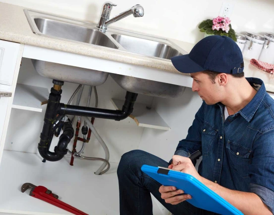Another Man is Also Fixing Kitchen Water Sink